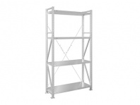 Стеллаж MS U 2000x1500x400/4 — габариты 2000х1500х400 мм, нагрузка 1000 кг